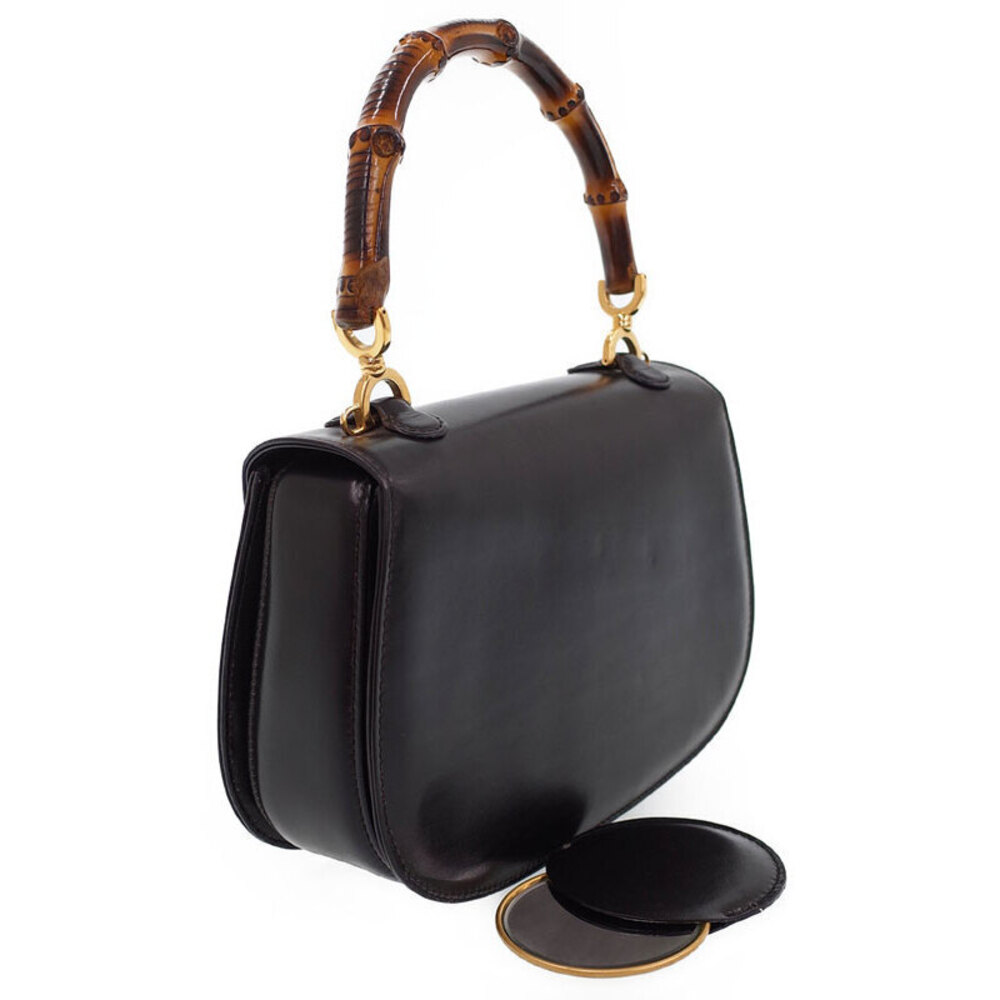 Gucci Handbag Top Handle Bag Bamboo Leather Shoulder